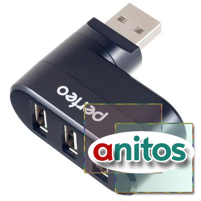 Perfeo USB-HUB 3 Port, (PF-VI-H024 Black) 