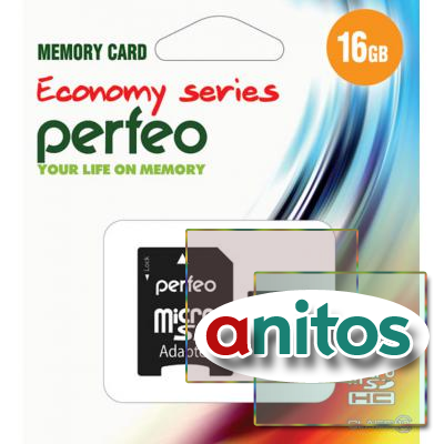 Perfeo microSD 16GB High-Capacity (Class 10) economy series