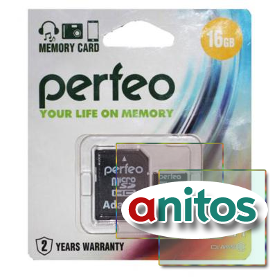 Perfeo microSD 16GB High-Capacity (Class 10)