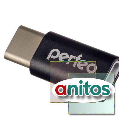 Perfeo micro USB adapter with Type-C (PF-VI-O005 Black) 