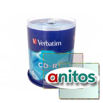 VERBATIM CD-R 80 52x DL CB/100