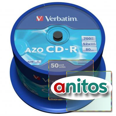 VERBATIM CD-R 80 52x DL CB/50