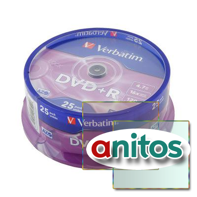 VERBATIM DVD+R 4,7 GB 16x CB/25