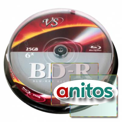 VS BD-R 25 GB 6x CB/10