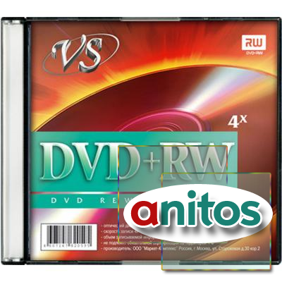 VS DVD+RW 4,7 GB 4xSL