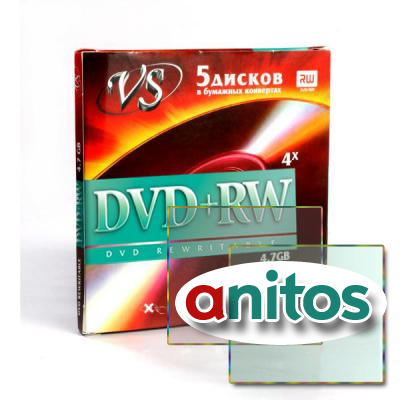 VS DVD-RW 4,7 GB 4x /5