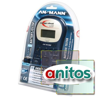      ANSMANN 4000392 Energy Check LCD BL1