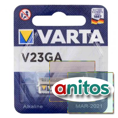  VARTA 23AE/1BL MN21 V23GA