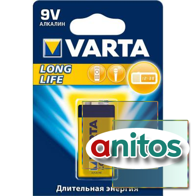   VARTA 6LR61/1BL LONG LIFE 4122