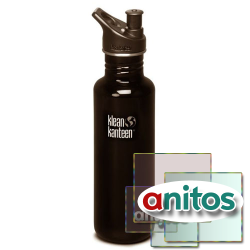  Klean Kanteen CLASSIC SPORT 800  27oz Black Eclips