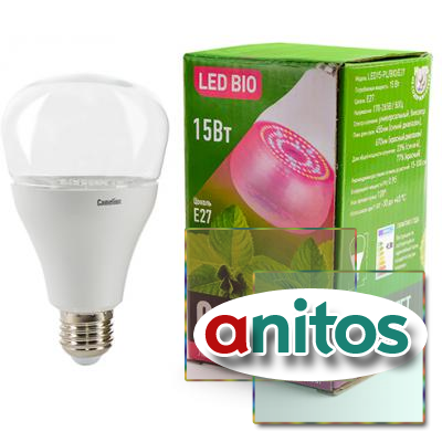   Camelion BIO LED15-PL/BIO/E27   () 15