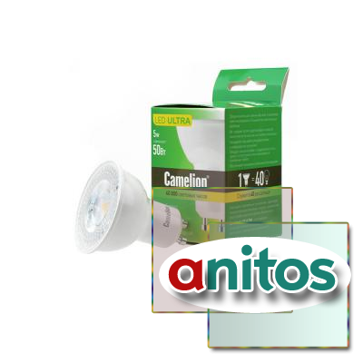   Camelion LED5-GU10/830/GU10 5 3000K BL1