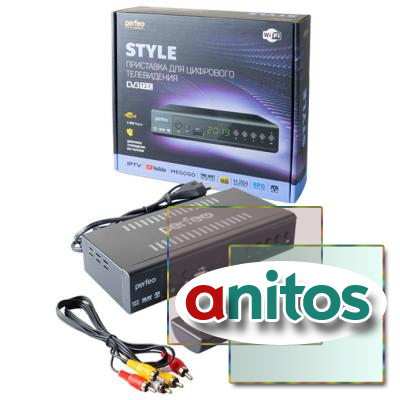  - PERFEO PF_A4414 STYLE DVB-T2/C  .TV, Wi-Fi, IPTV, HDMI, 2 USB, DolbyDigital,  