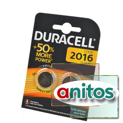    DURACELL CR2016 BL2