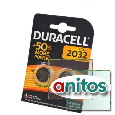    DURACELL CR2032 BL2