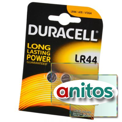    DURACELL DURALOCK LR44 BL2