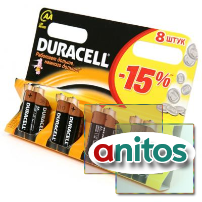    DURACELL LR6 BL8