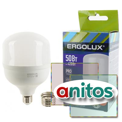   ERGOLUX LED-HW-50W-E40-6K  PRO 50 27 6500    E40