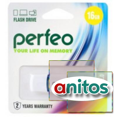 - Perfeo USB 16GB C09 White