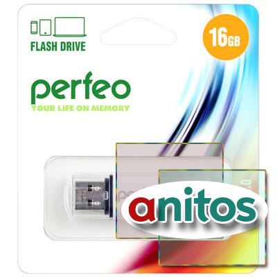 - Perfeo USB 16GB C13 White