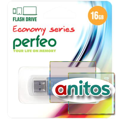 - Perfeo USB 16GB E01 Blue economy series