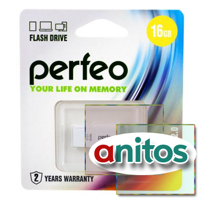 - Perfeo USB 16GB M01 White