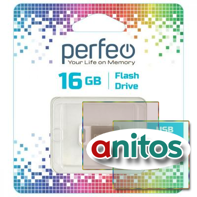 -     Perfeo USB 16GB M05 Metal Series