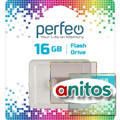 -     Perfeo USB 16GB M09 Metal Series