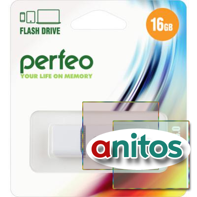 - Perfeo USB 3.0 16GB C12 White