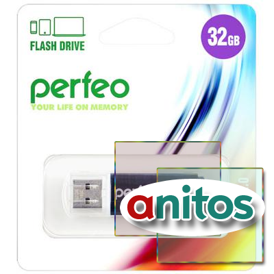 - Perfeo USB 32GB C13 Black