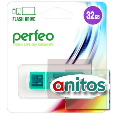 - Perfeo USB 32GB C13 Green