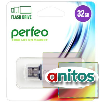 - Perfeo USB 32GB C13 White