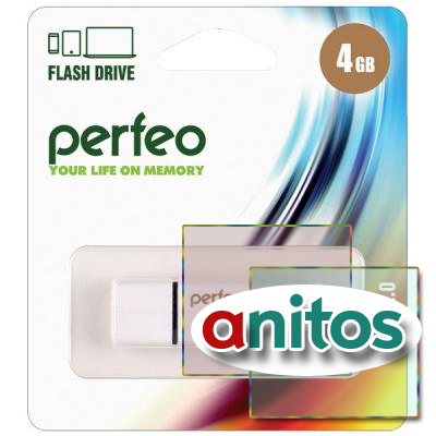 - Perfeo USB 4GB C01G2 White