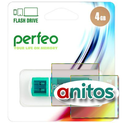 - Perfeo USB 4GB C13 Green
