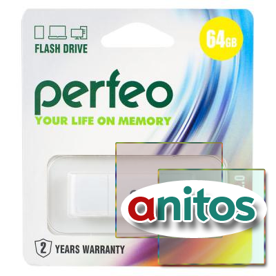 - Perfeo USB 64GB C04 White