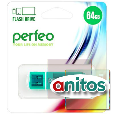 - Perfeo USB 64GB C13 Green