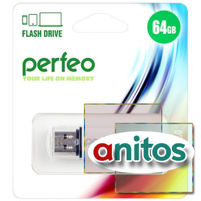 - Perfeo USB 64GB C13 White