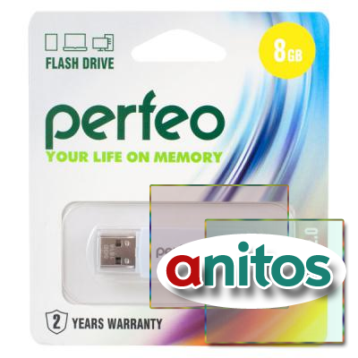 - Perfeo USB 8GB C03 White