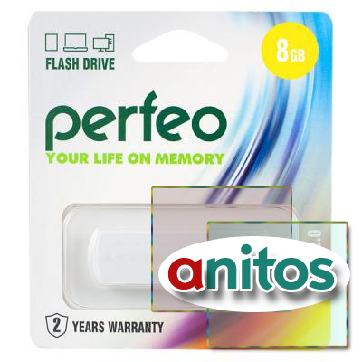 - Perfeo USB 8GB C05 White