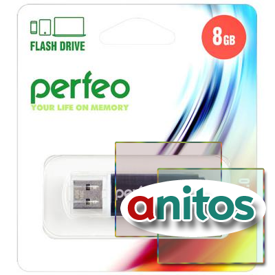 - Perfeo USB 8GB C13 Black