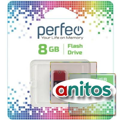 -     Perfeo USB 8GB M04 Red