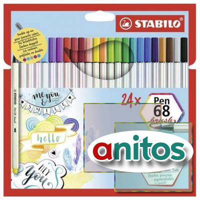  - Stabilo Pen 68 brush 24 , 568/24-211