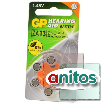    GP Hearing Aid ZA13F-D6 ZA13 BL6