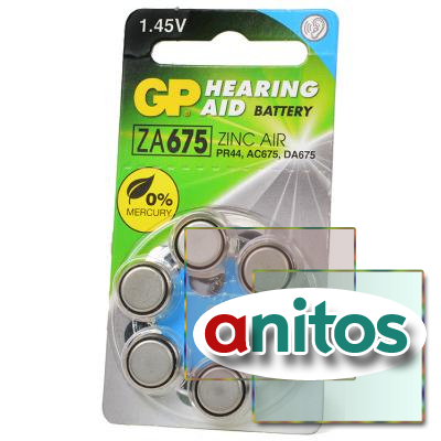    GP Hearing Aid ZA675F-D6 ZA675 BL6