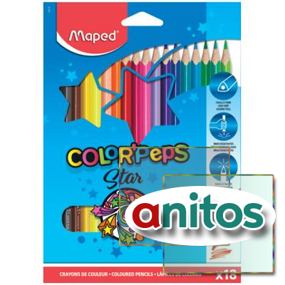   MAPED () Color'Peps Star, 18 , , , , 183218