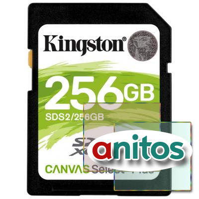   Kingston Canvas Select Plus SDXC UHS-I Cl10, SDS2/256Gb
