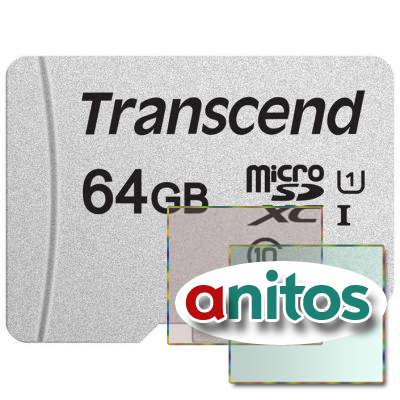   Transcend 300S-A microSDXC 64GB (TS64GUSD300S-A)