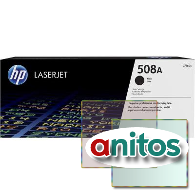  HP 508A CF360A . HP Color LaserJet Enterprise M552/