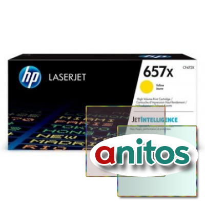   HP 657X CF472X . ..  M681dh