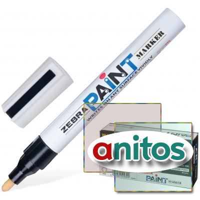 -  () ZEBRA Paint, 2 , ,  , MOP-200M-BK